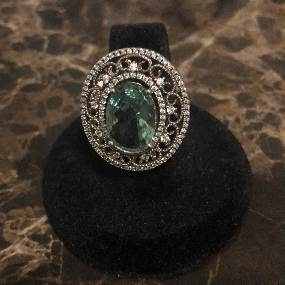 Green Quartz Ring